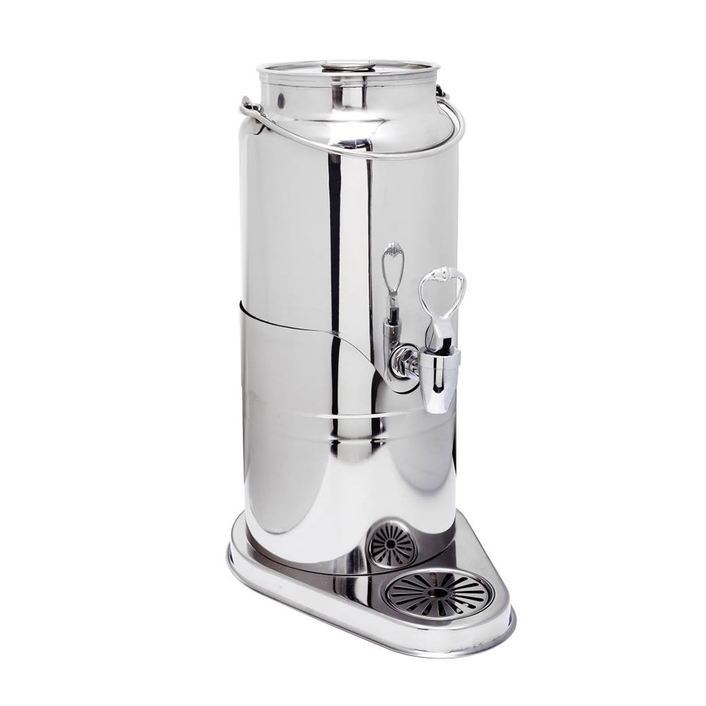 Eastern Tabletop 7562 2 gal Milk Dispenser w/ Ice Chamber, Stainless Steel