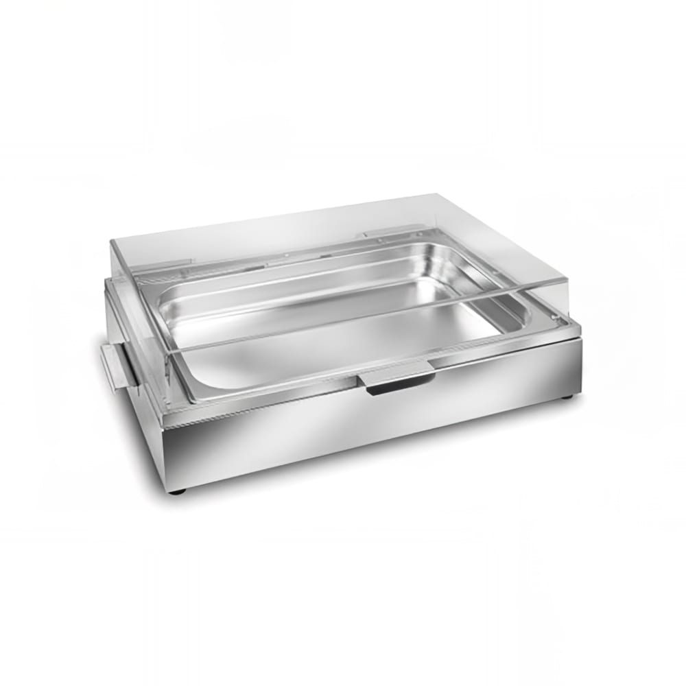 Eastern Tabletop 9080 8 qt Cold Rectangular Chafer w/ Hinged Lid