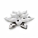 Eastern Tabletop 9336 Multi Hors D'oeuvres Holding Tray - 13 1/2" x 13 1/2", Stainless Steel thumbnail 2