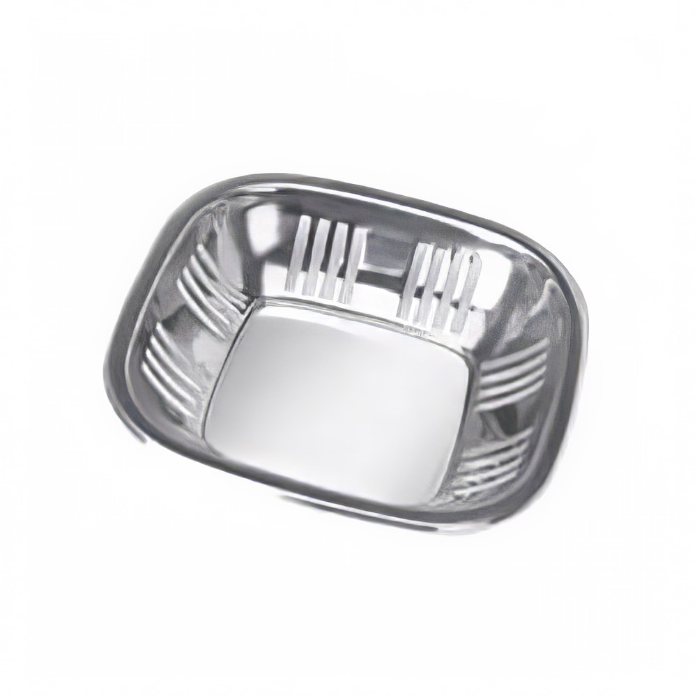 Eastern Tabletop 9340 8" Square Bread Basket - Stainless Steel