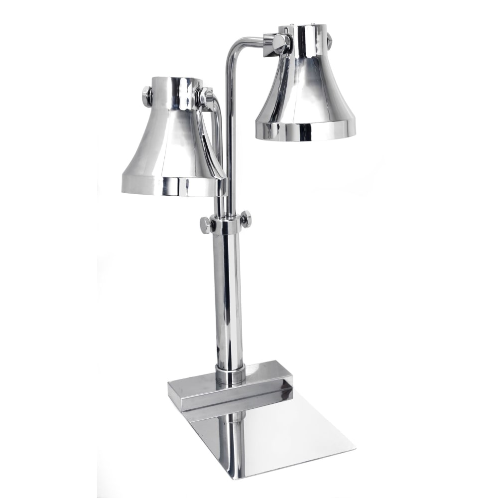 Eastern Tabletop 9602 2 Bulb Heat Lamp w/ Adjustable Arm - Stainless Steel, 120v