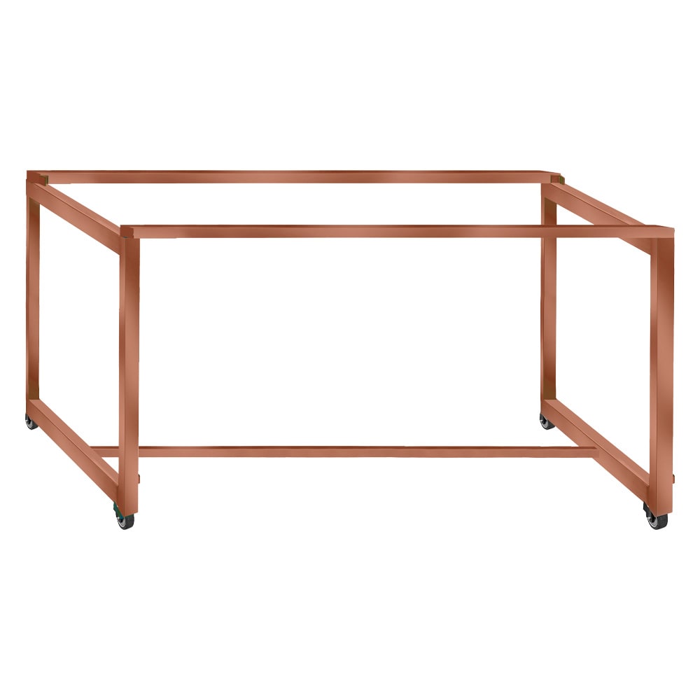 Eastern Tabletop Z901TC Rectangular Table Frame - 66 11/16"L x 31"Wx 32"H, Copper