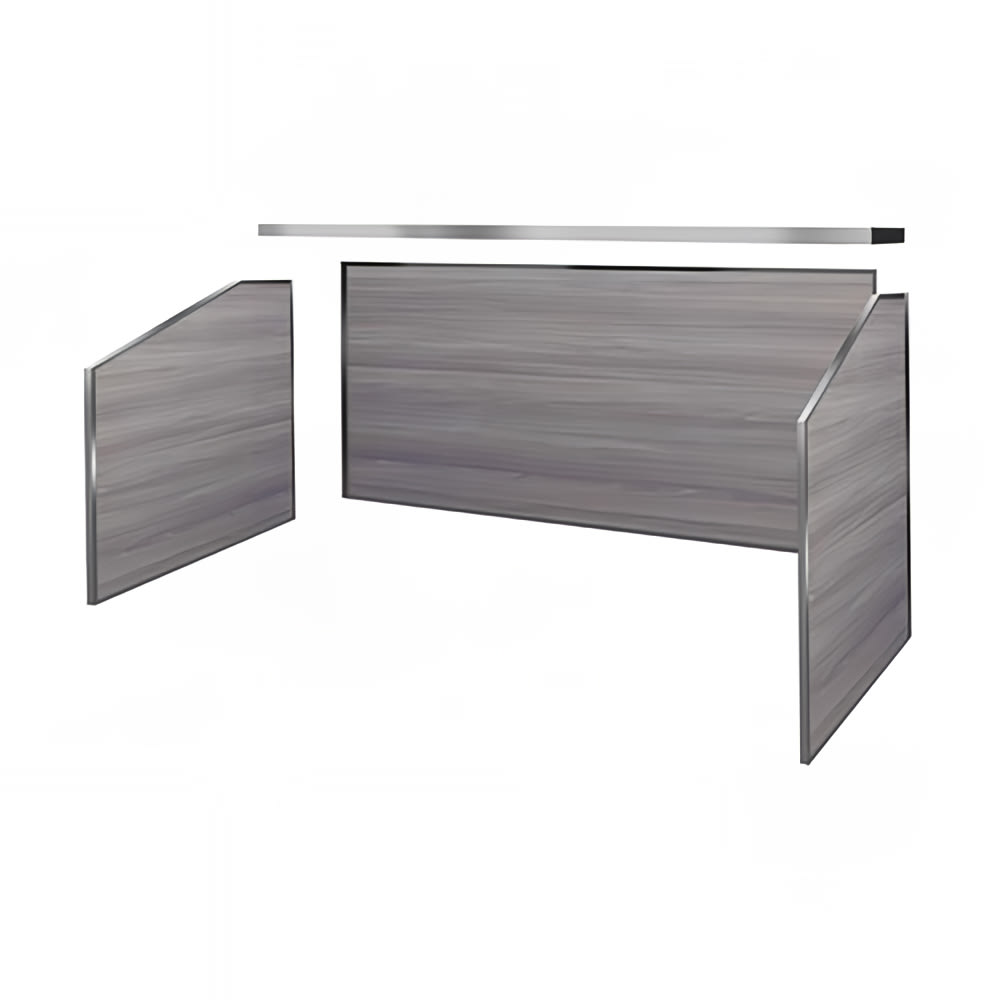 Eastern Tabletop Z944GGS 4 Piece Panel Set for Indoor/Outdoor, Gray Laminate