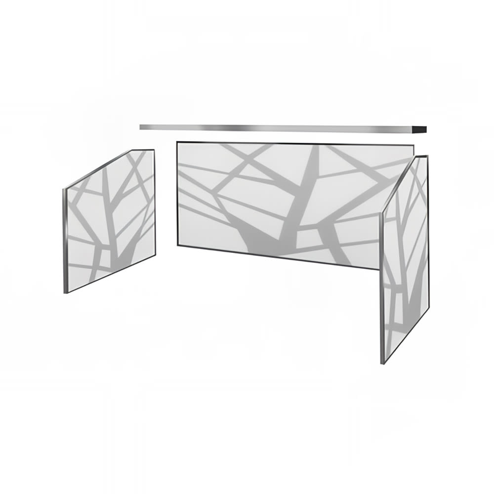 Eastern Tabletop Z944ORS 4 Piece Panel Set for Indoor/Outdoor, Optic Reflector Acrylic