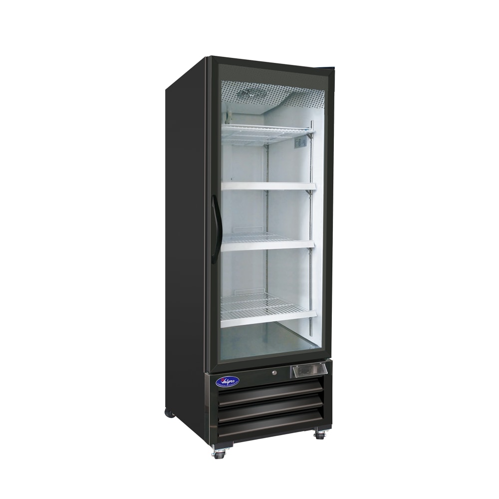 Valpro 27" One Section Display Freezer w/ Swing Door - Bottom Mount Compressor, Black, 115v (VP1F-23M)