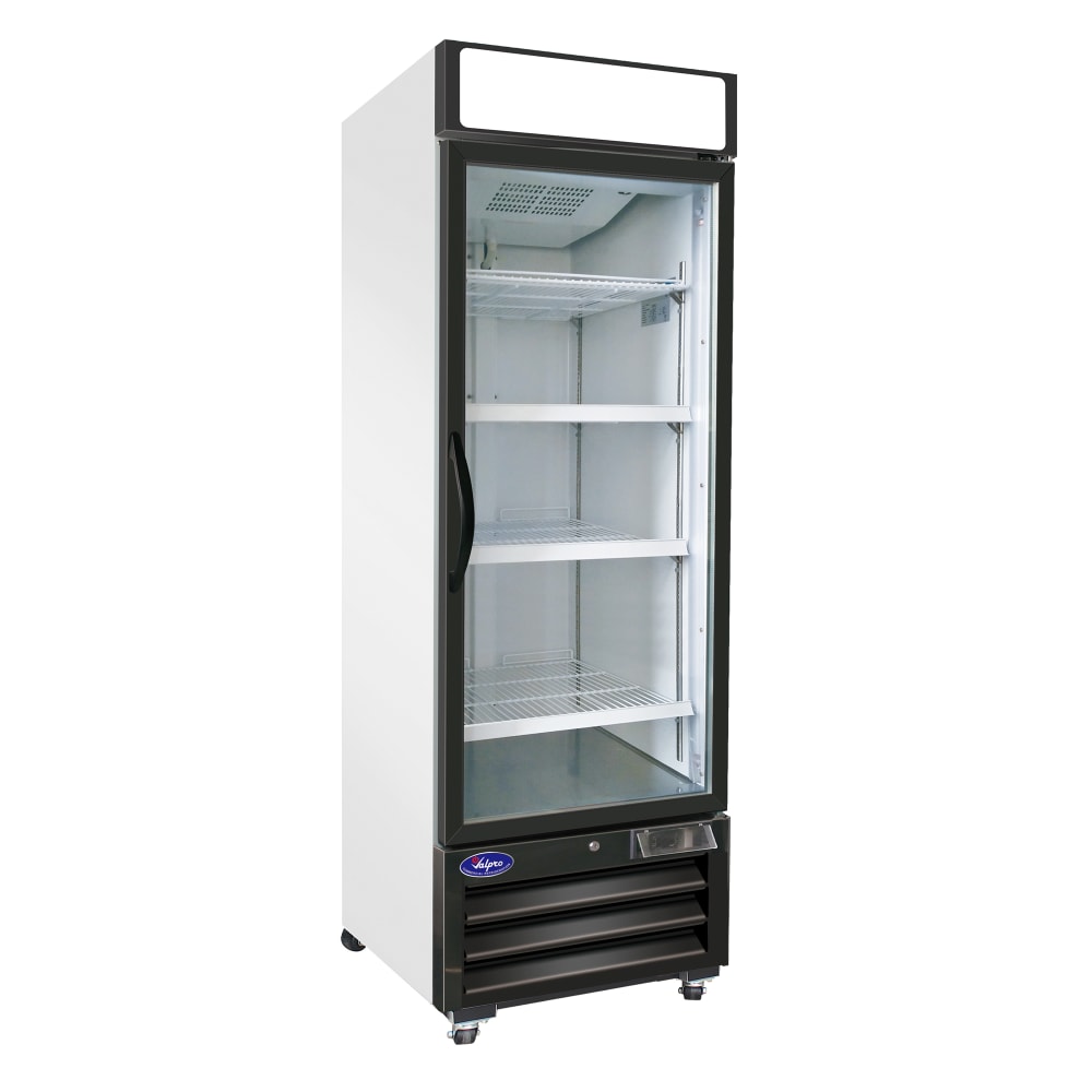 Valpro 27" One Section Display Freezer w/ Swing Door - Bottom Mount Compressor, White, 115v (VP1F-23HC WHT)