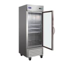 Valpro 27" One Section Reach In Refrigerator - (1) Right Hinge Glass Door, 115v (VP1RG-HC) thumbnail 2