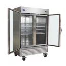 Valpro 54" Two Section Reach In Refrigerator - (2) Glass Left/Right Hinge Doors, 115v (VP2RG-HC) thumbnail 2