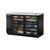 Valpro 49" Bar Refrigerator - 2 Swinging Glass Doors, Black, 115v (VP48G) thumbnail 2