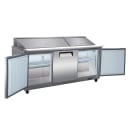 Valpro 72" Mega Top Sandwich/Salad Prep Table w/ Refrigerated Base, 115v (VP72SM-HC) thumbnail 2