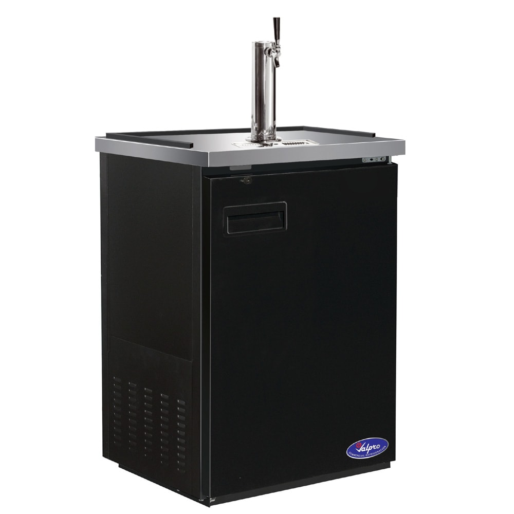 Valpro 24" Kegerator Beer Dispenser w/ (1) Keg Capacity - (1) Column, Black, 115v (VPBD1)