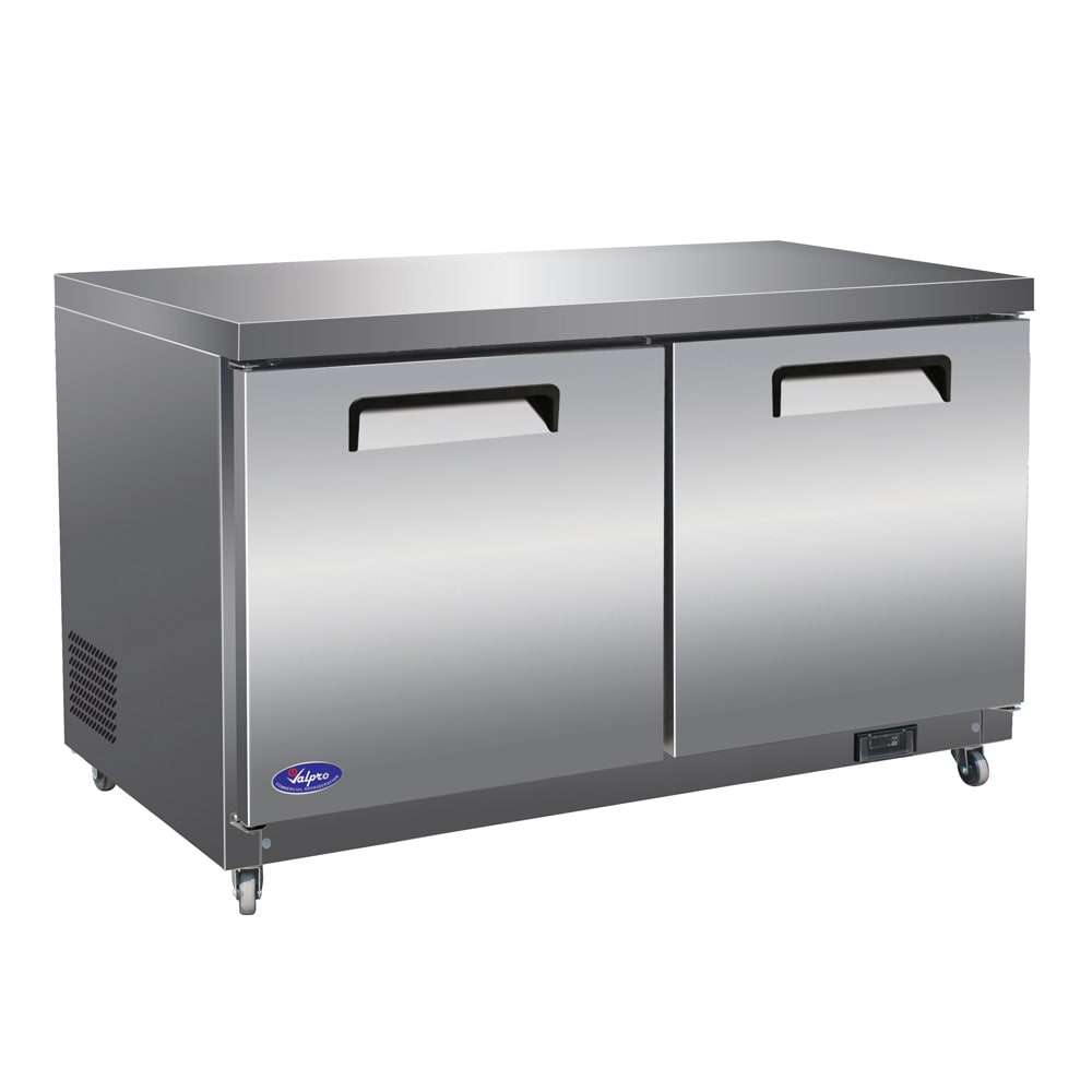 Valpro 61" W Undercounter Freezer w/ (2) Sections & (2) Doors, 115v (VPUCF60)