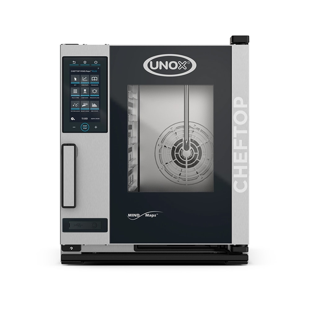 Unox XACC-0513-EPLM CHEFTOP MIND.Maps™ Full Size Combi Oven - Boiler Based, 208-240v/1ph