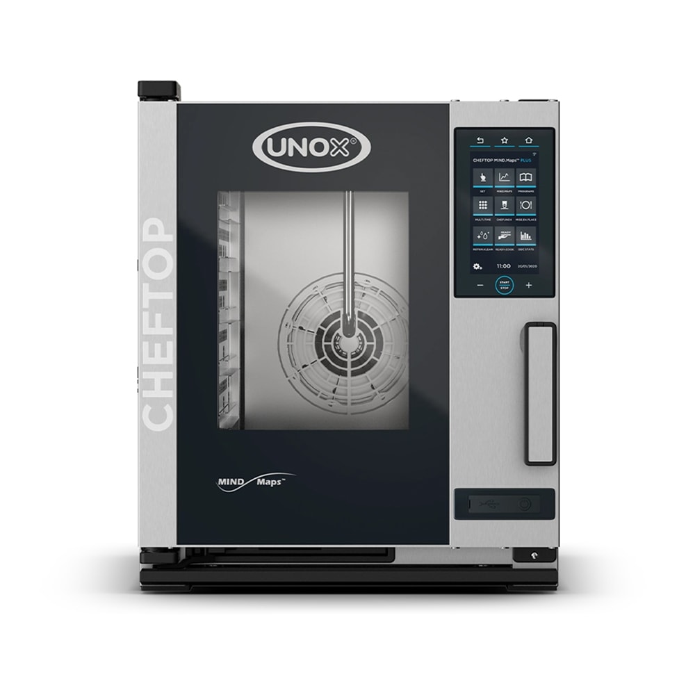 Unox XACC-0513-EPRM CHEFTOP MIND.Maps™ Full Size Combi Oven - Boiler Based, 208-240v/1ph