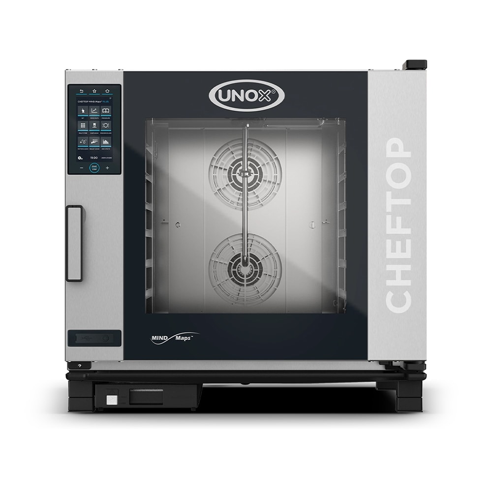 Unox XAVC-06FS-EPLM CHEFTOP MIND.Maps™ Half Size Combi Oven - Boiler Based, 240v/3ph