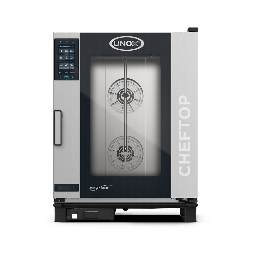 Unox XAVC-1011-GPLM CHEFTOP MIND.Maps™ Half Size Combi Oven - Boiler Based, Convertible