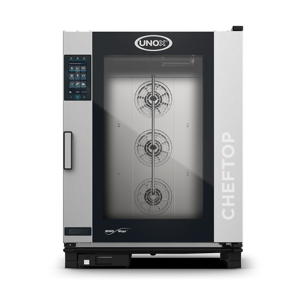 Unox XAVC-10FS-EPLM CHEFTOP MIND.Maps™ Half Size Combi Oven - Boiler Based, 208v/3ph