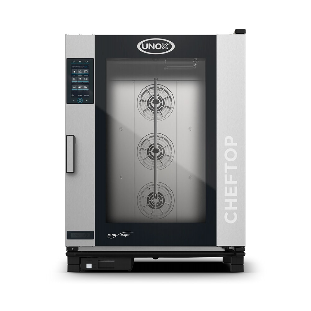 Unox XAVC-10FS-HPLM CHEFTOP MIND.Maps™ Half Size Combi Oven - Boiler Based, 480v/3ph