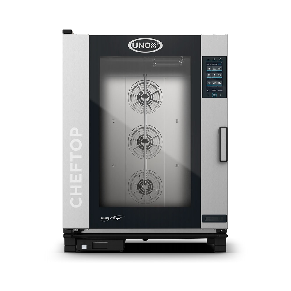 Unox XAVC-10FS-HPRM CHEFTOP MIND.Maps™ Half Size Combi Oven - Boiler Based, 480v/3ph