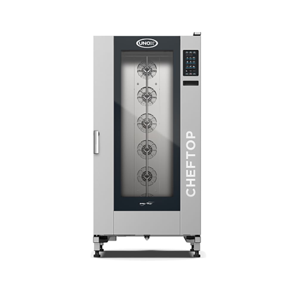 Unox XAVL-2021-DPLS CHEFTOP MIND.Maps™ Full Size Roll In Combi Oven - Boiler Based, 208-240v/3ph