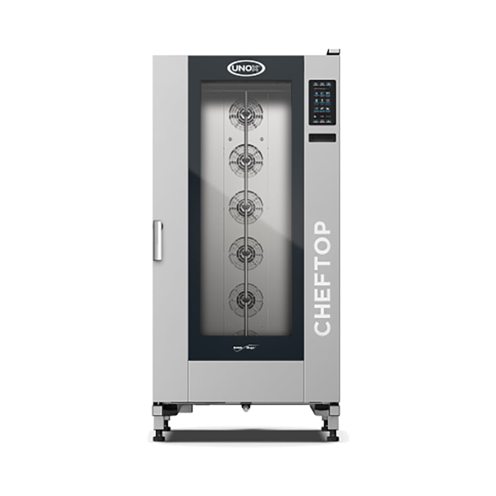 Unox XAVL-2021-DPRS CHEFTOP MIND.Maps™ Full Size Roll In Combi Oven - Boiler Based, 208-240v/3ph