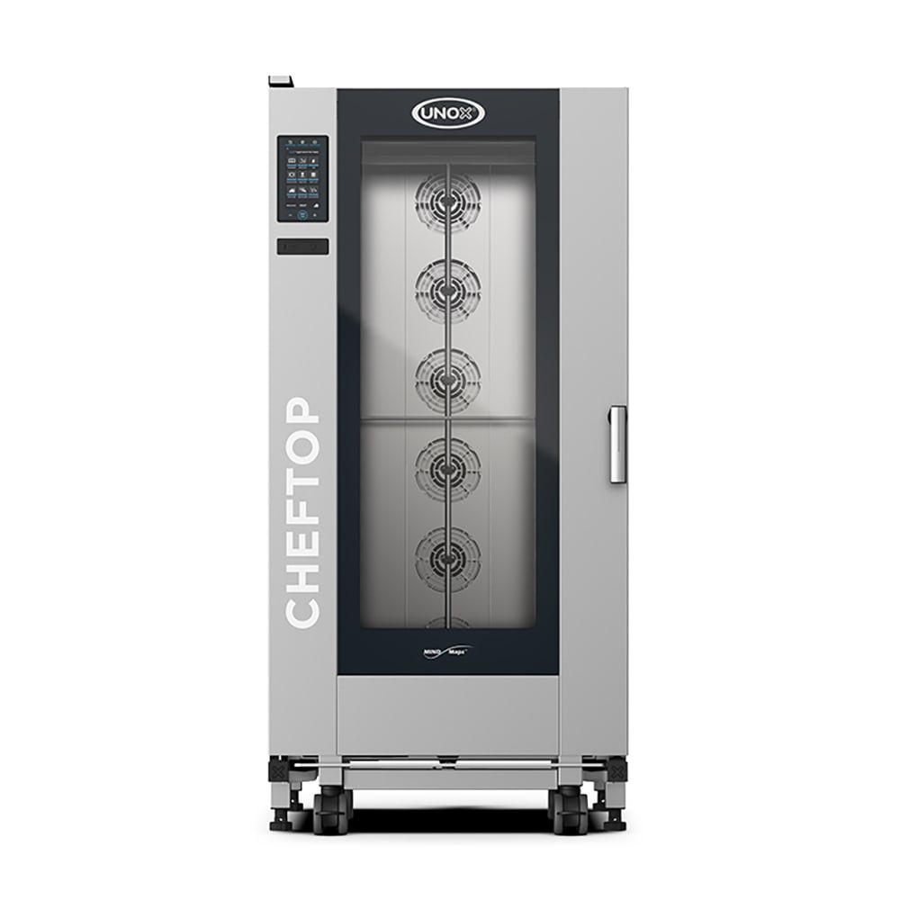 Unox XAVL-2021-HPRS CHEFTOP MIND.Maps™ Full Size Roll In Combi Oven - Boiler Based, 440v/3ph
