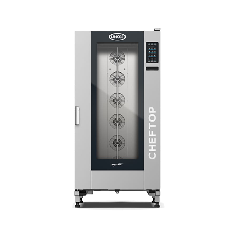 Unox XAVL-2021-NPRS (GAS 208-240V) CHEFTOP MIND.Maps™ Full Size Roll In Combi Oven - Boiler Based, Convertible