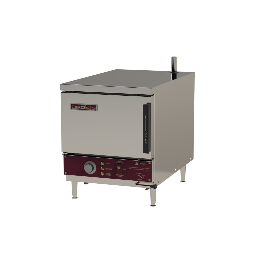Crown Steam EPXN-3 (3) Pan Convection Steamer - Countertop, 208v/3ph