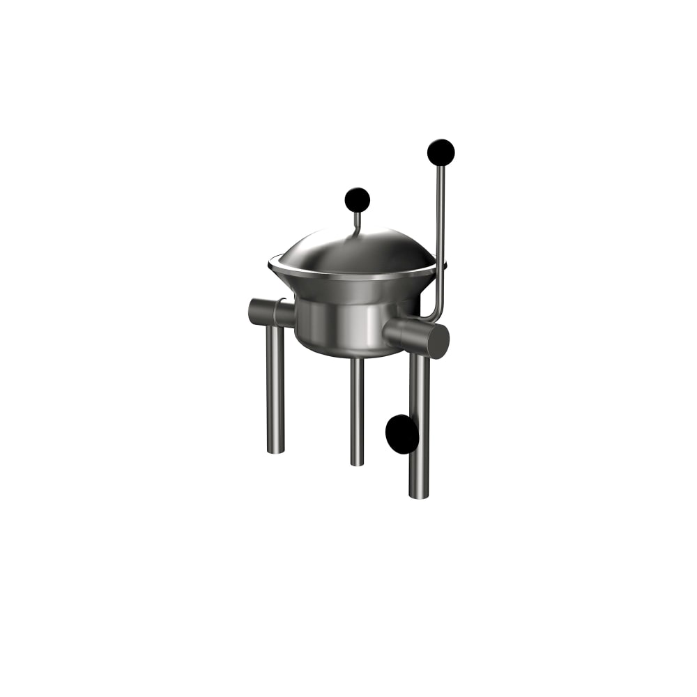 Crown Steam TOC-2 64 oz Oyster Cooker - Manual Tilt, Full Jacket, Direct Steam