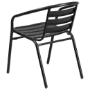 MoTak M009 Stackable Indoor/Outdoor Armchair - Steel Frame, Black, Indoor/Outdoor thumbnail 4