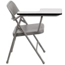 MoTak M029 Folding Chair w/ Right Handed Tablet Arm - Beige Powder Coated Steel thumbnail 3