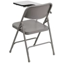 MoTak M029 Folding Chair w/ Right Handed Tablet Arm - Beige Powder Coated Steel thumbnail 4