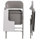 MoTak M029 Folding Chair w/ Right Handed Tablet Arm - Beige Powder Coated Steel thumbnail 6