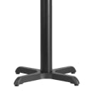 MoTak M030 Black Powder Coated Cast Iron Table Base - 28 1/2" Dining Height, For 24-30" Round/Square Table Tops thumbnail 3