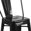 MoTak M034 Counter Height Bar Stool  - Powder Coated Steel, Black thumbnail 7