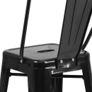MoTak M034 Counter Height Bar Stool  - Powder Coated Steel, Black thumbnail 8