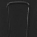 MoTak M039 Stackable Side Chair w/ Vertical Slat Back - Black Powder Coated Steel, Indoor/Outdoor thumbnail 10