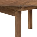 MoTak M043 59 3/4" x 30"H Round Folding Dining Table - Solid Pine, Antique Rustic thumbnail 8
