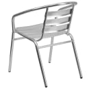 MoTak M044 Stackable Armchair w/ Ladder Back - Aluminum, Indoor/Outdoor thumbnail 4