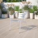 MoTak M044 Stackable Armchair w/ Ladder Back - Aluminum, Indoor/Outdoor thumbnail 9