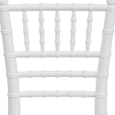 MoTak M066 Kid's Chiavari Style Chair - White Polypropylene, Indoor/Outdoor thumbnail 10