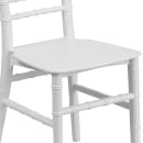 MoTak M066 Kid's Chiavari Style Chair - White Polypropylene, Indoor/Outdoor thumbnail 7