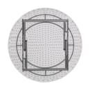 MoTak M071 72" x 29"H Round Table w/ Granite White Plastic Top - Folding, Indoor/Outdoor thumbnail 3
