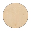 MoTak M082 30" Round Bar Height Table - Birchwood Top, Steel Base w/ Chrome Finish thumbnail 3