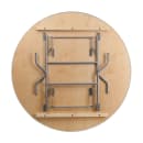MoTak M097 60" x 30"H Round Banquet Table w/ Birchwood Top - Folding thumbnail 4