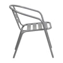 MoTak M106 Stackable Armchair - Silver Steel, Indoor/Outdoor thumbnail 3