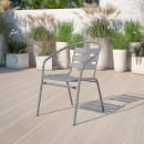 MoTak M106 Stackable Armchair - Silver Steel, Indoor/Outdoor thumbnail 9