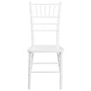 MoTak M108 Chiavari Chair - White Acacia Wood, Indoor/Outdoor thumbnail 5