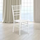 MoTak M108 Chiavari Chair - White Acacia Wood, Indoor/Outdoor thumbnail 9