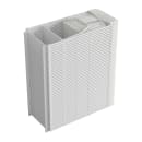 MoTak M116 Indoor/Outdoor Folding Chair - White Plastic Back & Seat w/ White Steel Frame thumbnail 12